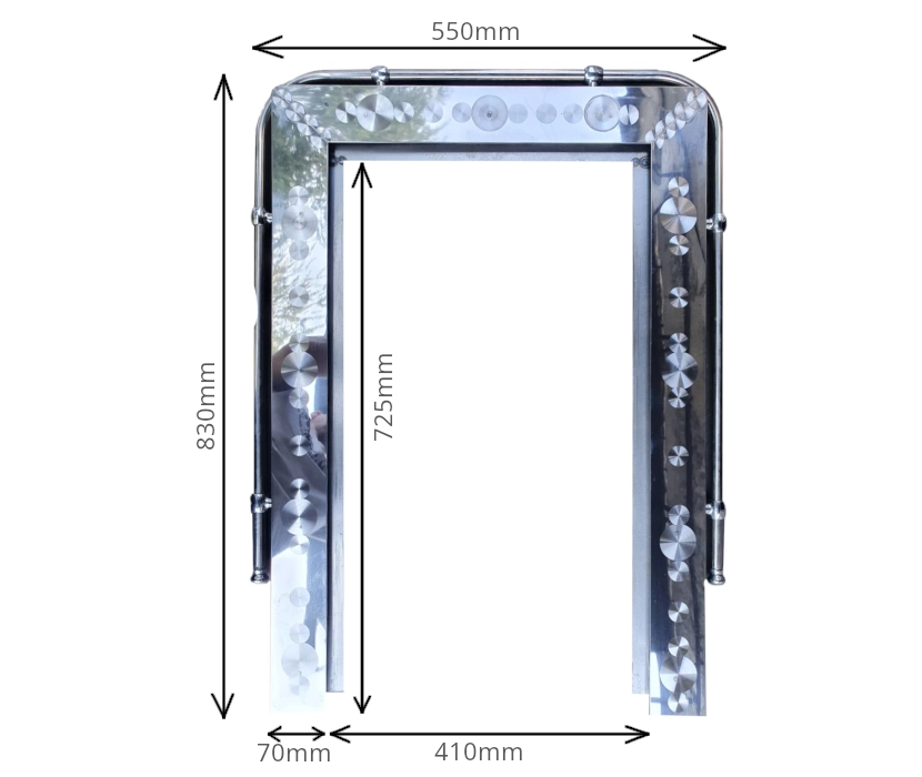Colțar din Inox de Tip 'П'